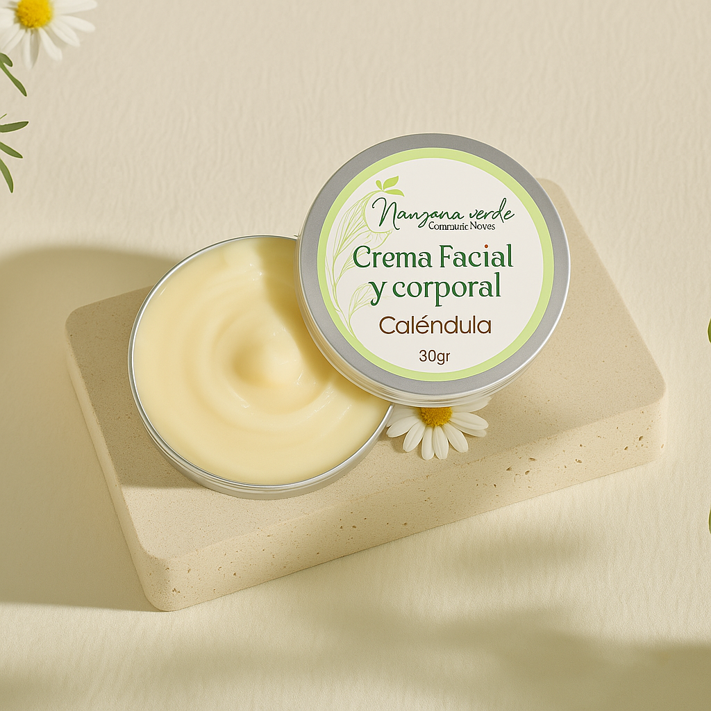 Crema Corporal y Facial de Caléndula