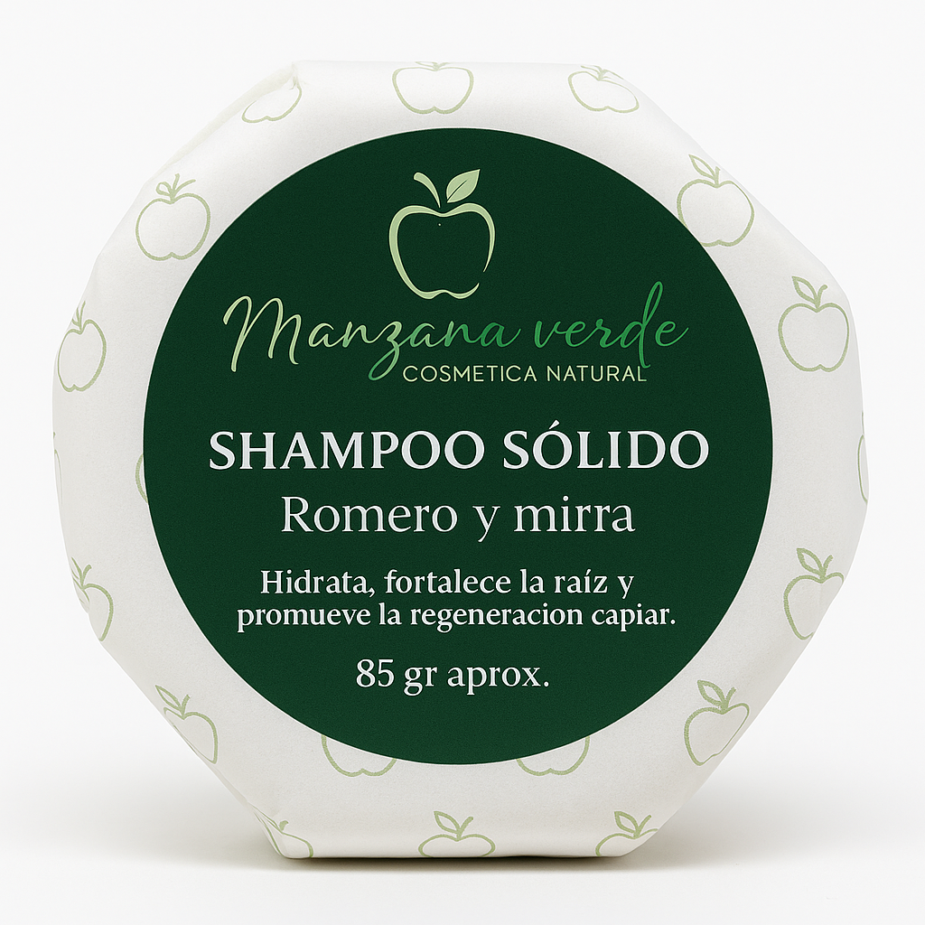 Shampoo Sólido, Romero y Mirra