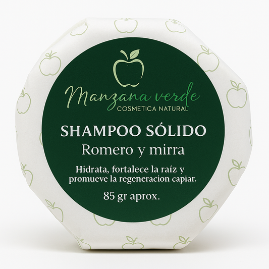 Shampoo Sólido, Romero y Mirra